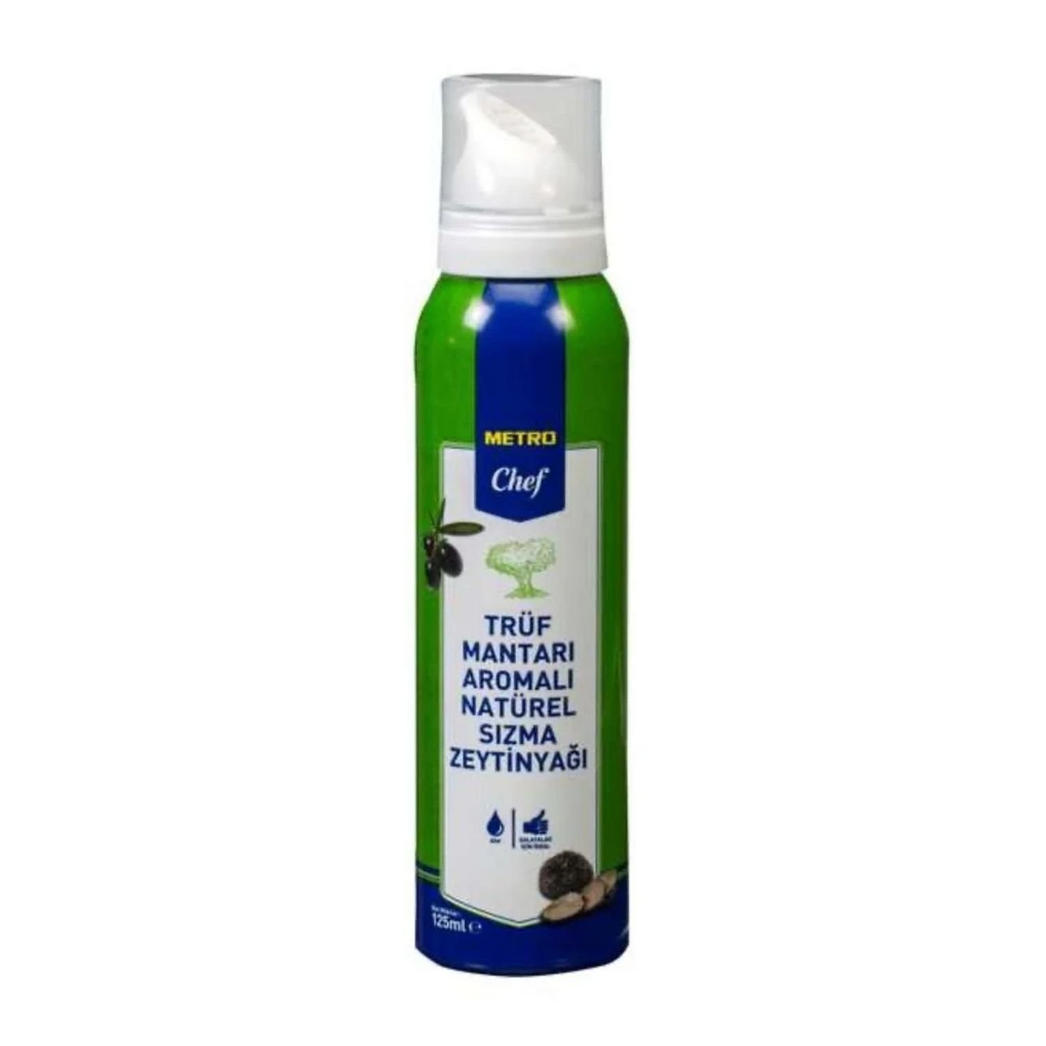 Metro Chef Sprey Sızma Zeytinyağı Trüf Mantarı Aromalı 125ML
