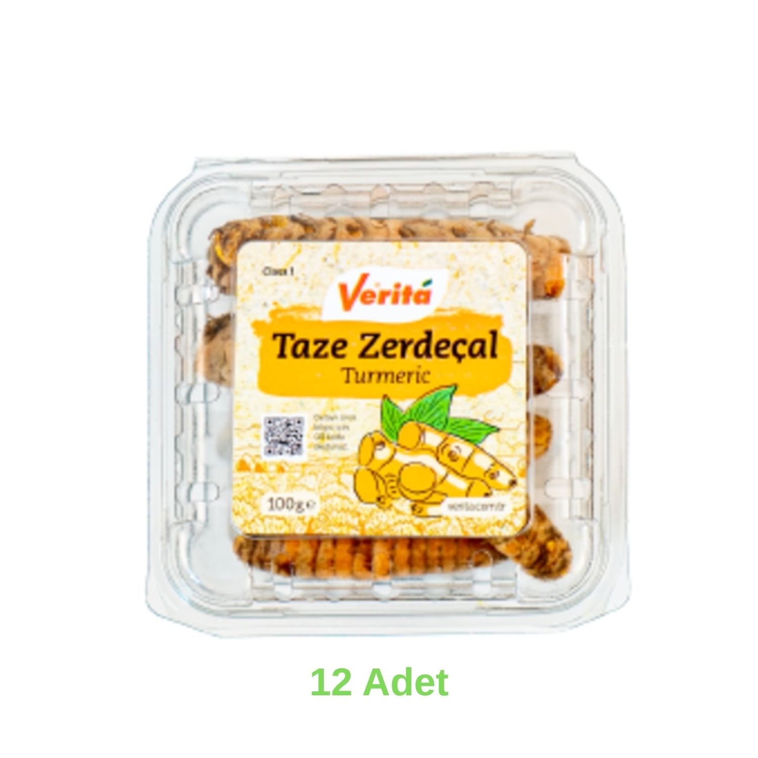 Verita Taze Zerdeçal 100 Gr 12 Adet