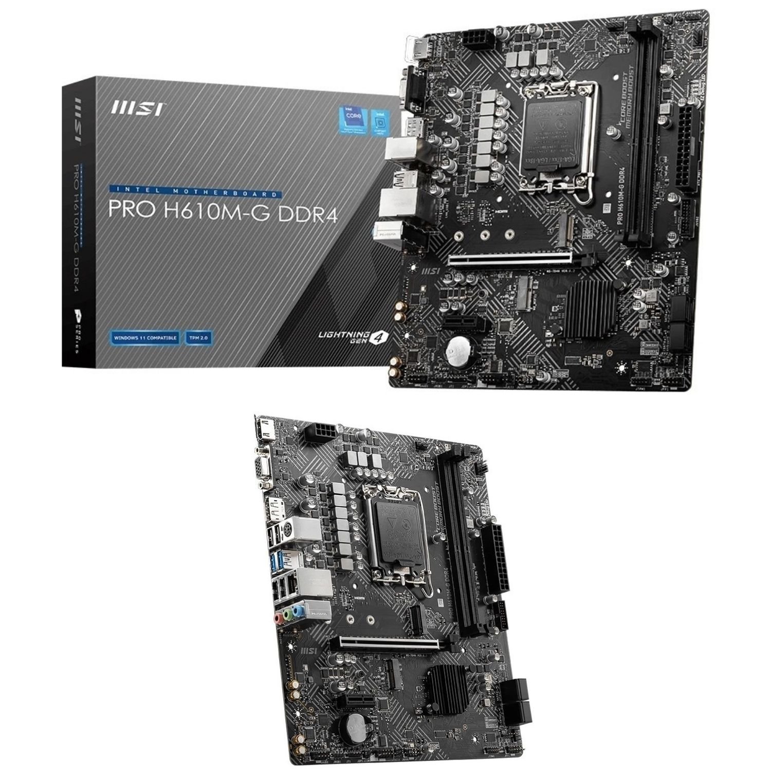 MSI Pro H610M-G DDR4 3200MHz (OC) M.2 1700p mATX Anakart