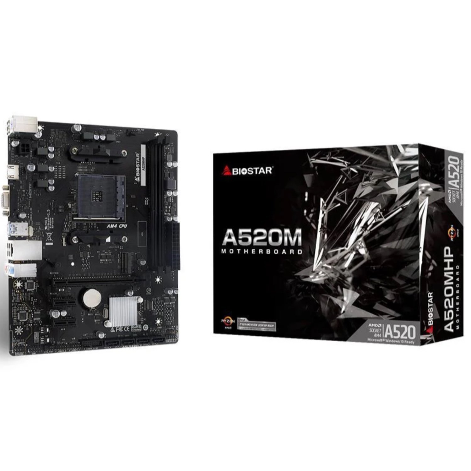 Biostar A520MHP DDR4 4400MHz AM4 Micro ATX Anakart