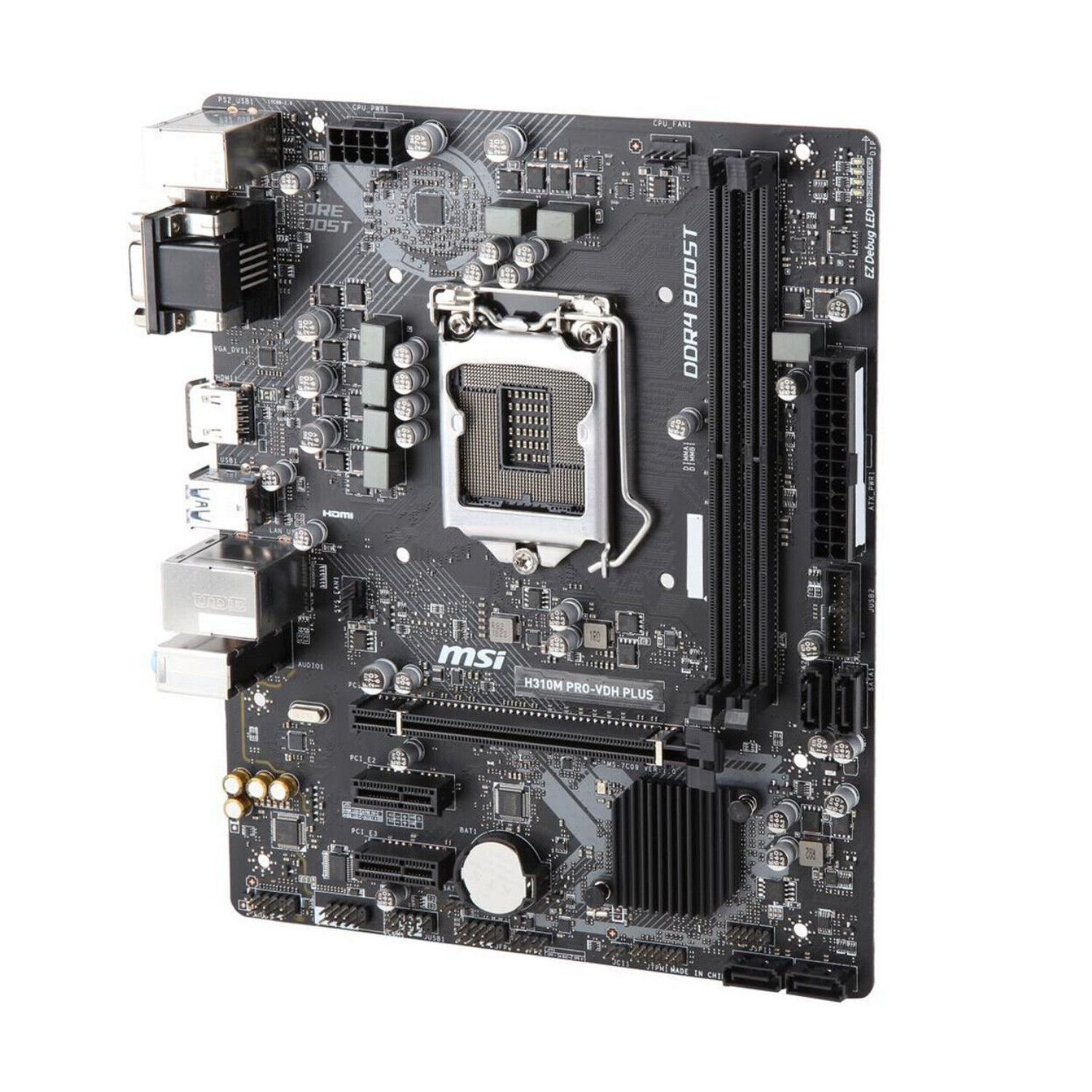 Msi H310m Pro-vdh Plus Soket 1151 Ddr4 2666 Dvı Vga Hdmı Usb3.1 Yenilenmiş